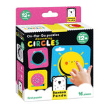 Panda banane - puzzle à emporter découverte des cercles - 16 pcs.