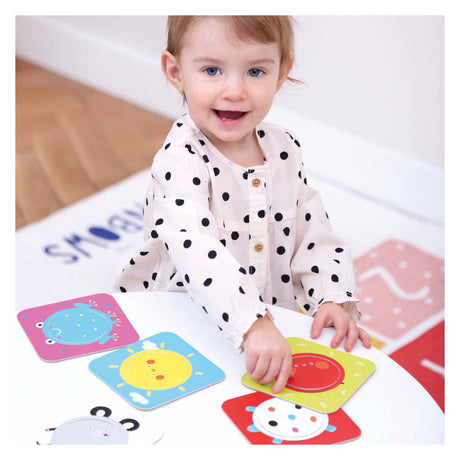 Panda banane - puzzle à emporter découverte des cercles - 16 pcs.