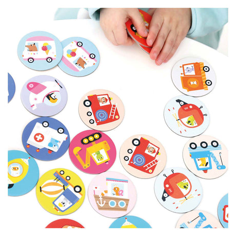 Banana Panda - Véhicules de jeu de mémoire en déplacement - 30 pcs.