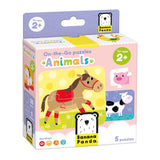Panda banane - animaux puzzle à emporter - 16 pcs.
