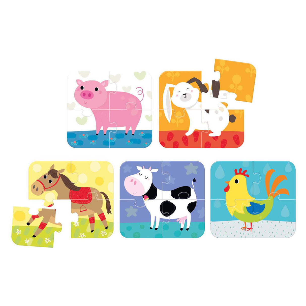 Panda banane - animaux puzzle à emporter - 16 pcs.
