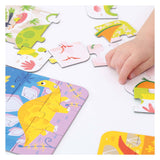 Panda banane - puzzle dinosaure à emporter - 16 pcs.