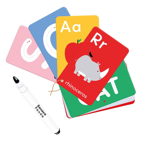 Panda banane écrivons et effaçons des lettres - jouets éducatifs 3+
