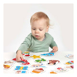 Jouets puzzle banane panda - mes premiers puzzles heureux doubles 19 pièces.