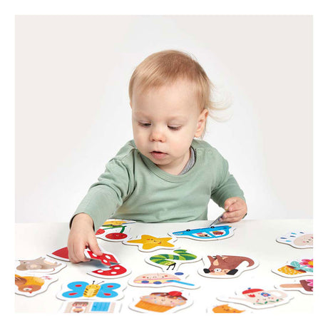 Jouets puzzle banane panda - mes premiers puzzles heureux doubles 19 pièces.