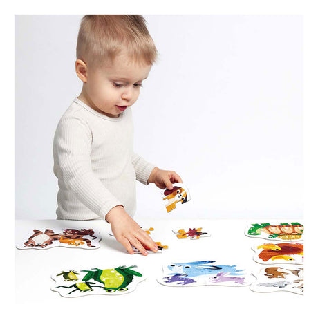Panda banane - mes premiers puzzles bébés animaux, 7 pcs.