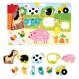 Panda banane - découvrez la ferme de puzzles - 20 pcs.