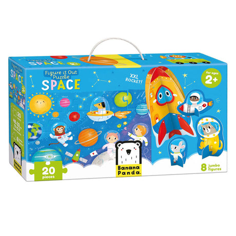Panda banane - découvrez l'espace du puzzle - 20 pcs.