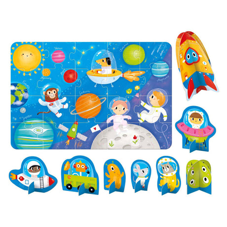 Panda banane - découvrez l'espace du puzzle - 20 pcs.