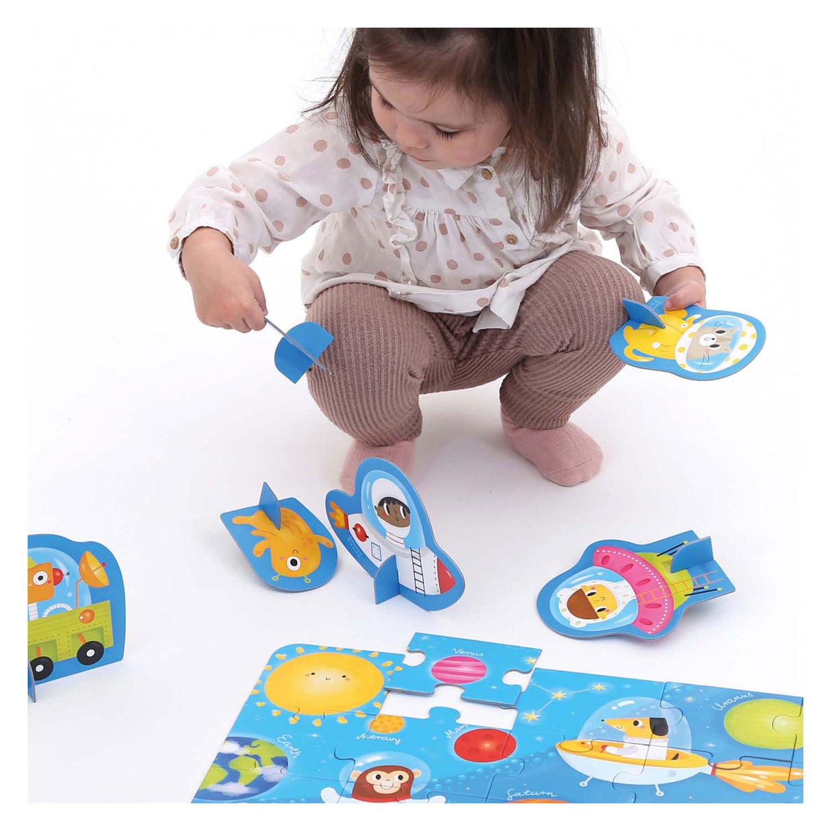 Panda banane - découvrez l'espace du puzzle - 20 pcs.