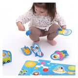 Panda banane - découvrez l'espace du puzzle - 20 pcs.