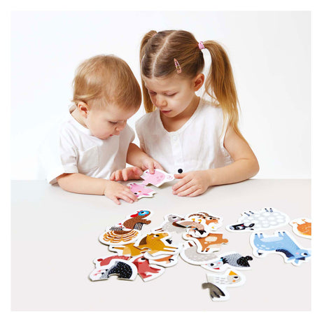 Panda banane - puzzles ascendants animaux de la ferme - 33 pcs.
