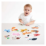 Panda banane - puzzles ascendants animaux de la ferme - 33 pcs.