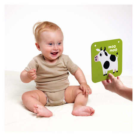 Panda banane - cartes bébé à contraste élevé 6 mois + 9 mois + - 24 pièces.