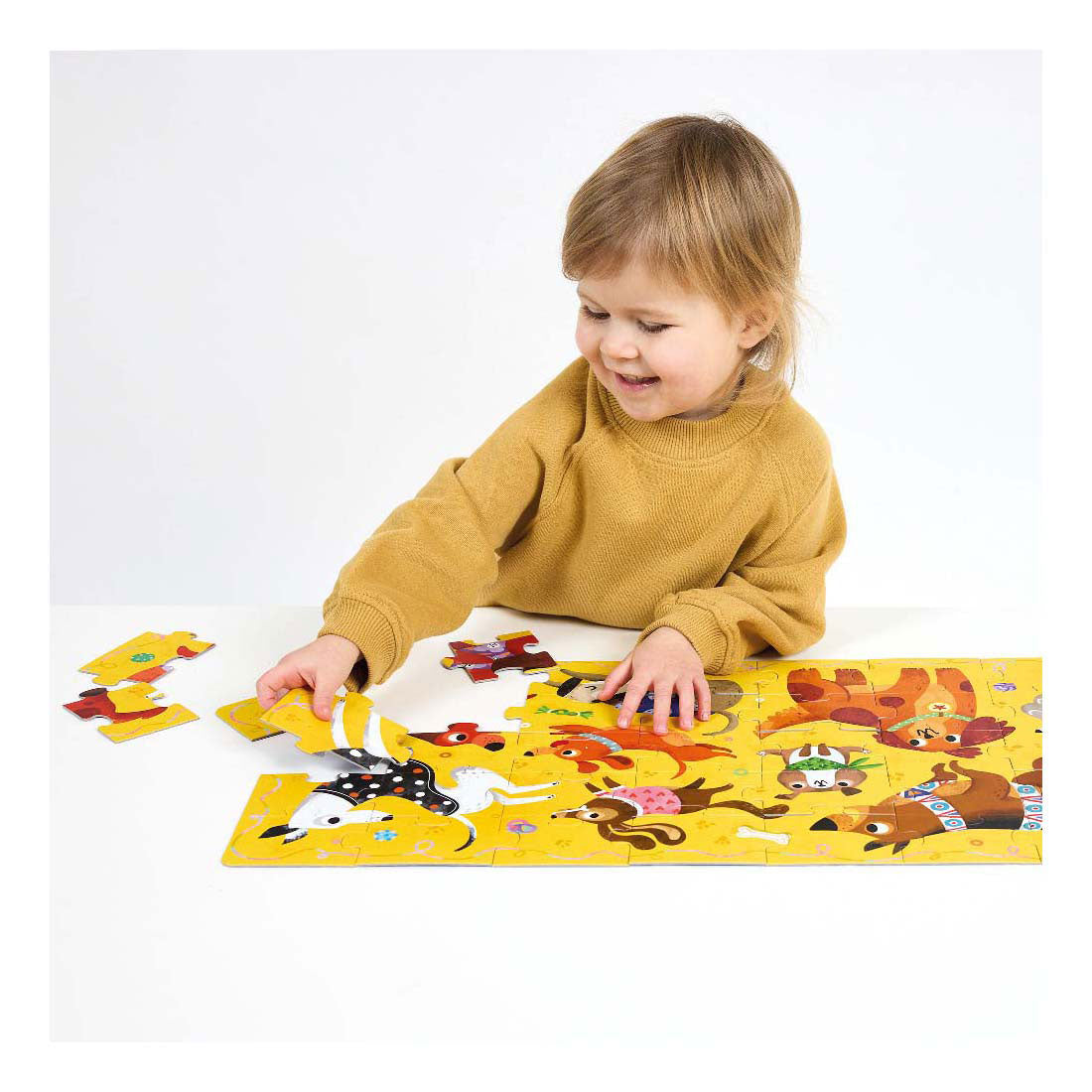Panda banane - Puzzle J'aime les chiens - 60 pcs.