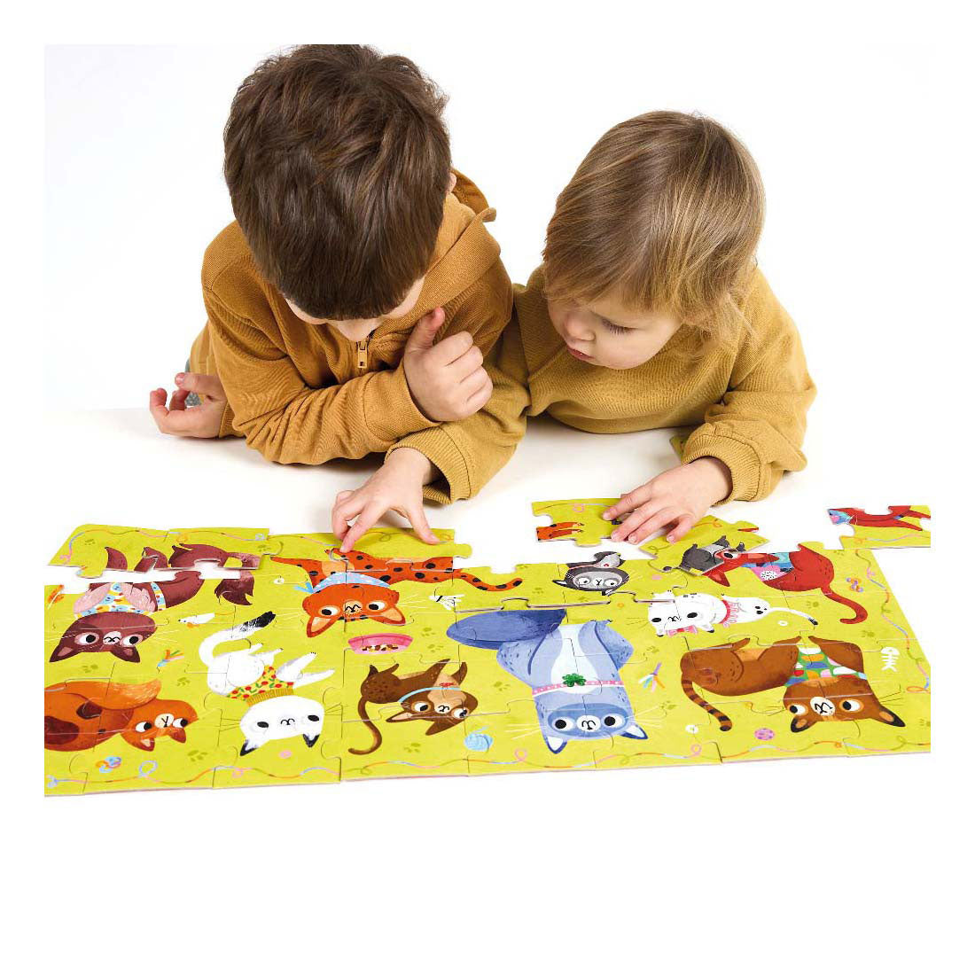 Panda banane - Puzzle J'aime les chats - 60 pcs.