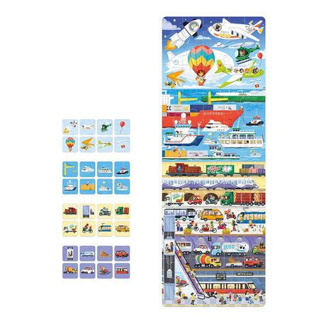 Panda banane - puzzle transport - 24 pcs.