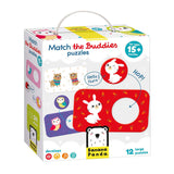 Panda banane - retrouvez les puzzles des mêmes amis - 12 pcs.
