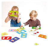 Panda banane - retrouvez les puzzles des mêmes amis - 12 pcs.