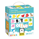 Panda banane - jouons aux dominos de couleurs