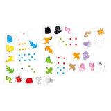 Panda banane - jouons aux dominos de couleurs