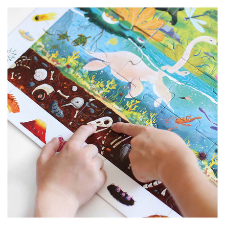 Panda banane - puzzle de recherche et de recherche de dinosaures - 60 pcs.