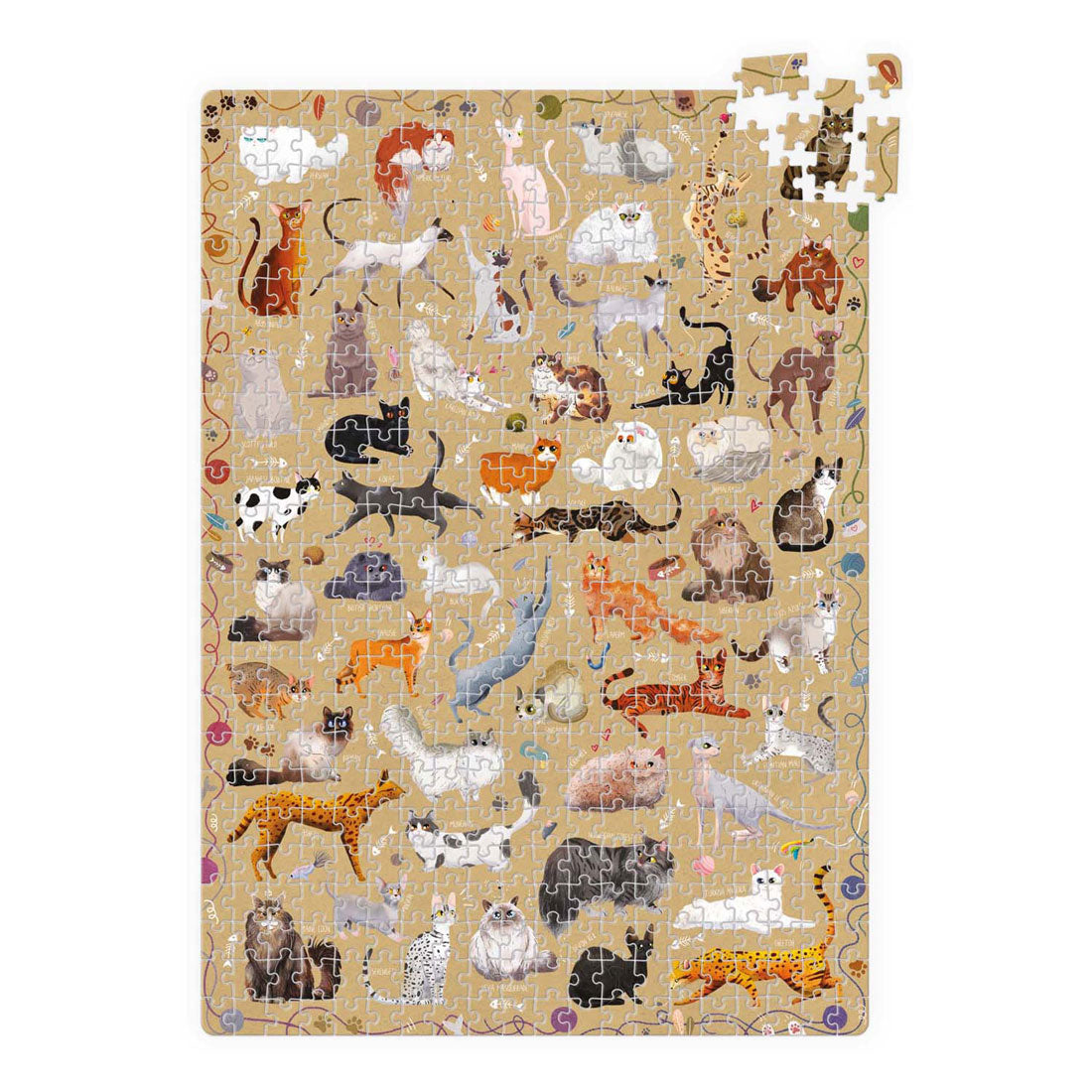 Panda banane - chats puzzlove - 500 pcs.