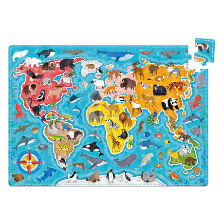 Panda banane - Puzzlove animaux du monde entier - 60 pcs.