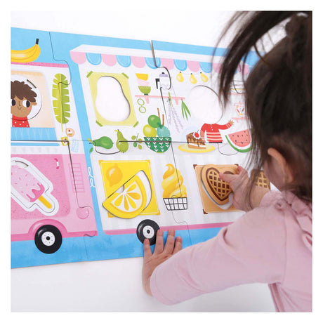 Panda banane - adapter le puzzle au food truck - 23 pcs.