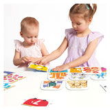 Panda banane - réalisez le puzzle train à numéros correspondant - 30 pcs.