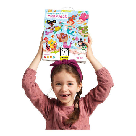 Panda banane - puzzle géant magique sirènes - 60 pcs.