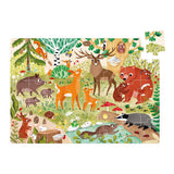 Panda banane - puzzle géant sauvage animaux de la forêt - 40 pcs.