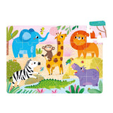 Panda banane - safari puzzle géant sauvage - 24 pcs.