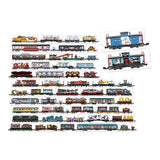 Panda banane - trains à mélanger et assortir - 54 pcs.