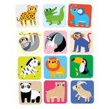 Panda banane - grand jeu de mémoire animaux sauvages - 24 pcs.