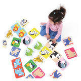 Panda banane - grand jeu de mémoire animaux sauvages - 24 pcs.