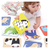 Panda banane - grand jeu de mémoire animaux sauvages - 24 pcs.