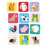 Panda banane - grand jeu de mémoire animaux de la ferme - 24 pcs.