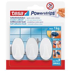 Multiprises tesa blanc 3 pièces