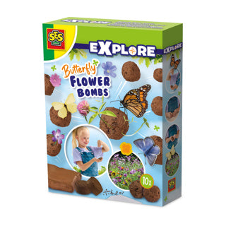 Ses créatifs – explorer – bombes de fleurs papillons – fabriquer des bombes de fleurs – semer des fleurs – attirer les papillons dans votre jardin