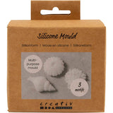 Creativ company formes en silicone, étoile de mer, conque, coquille, h : 1,5-2 cm, d 3,5-6 cm, 3 pièces 1 boîte