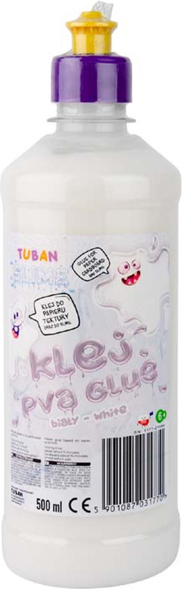 Tuban - colle pva pour slime - blanc 500 ml