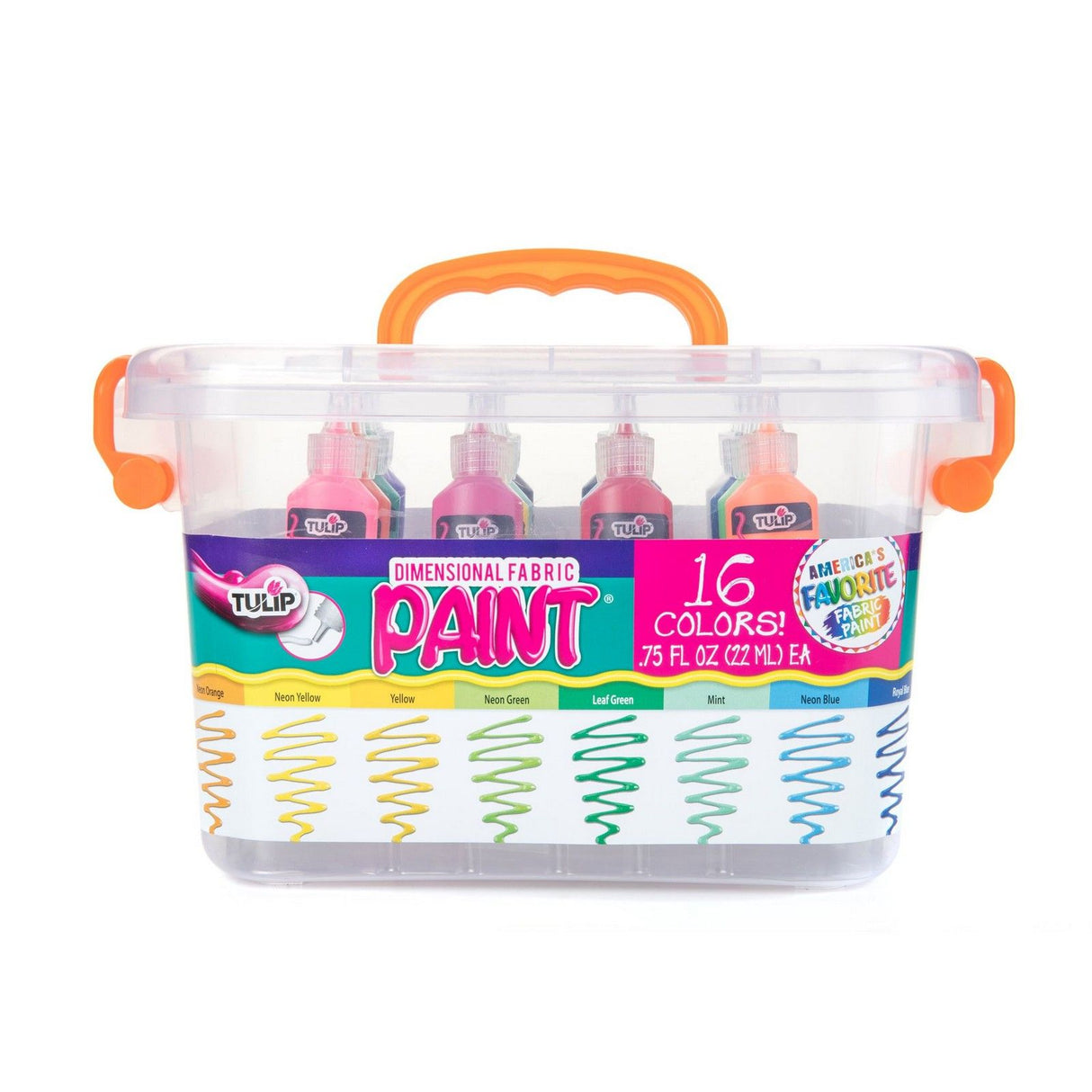 Tulipe • Kit de peinture textile 3D 37ml 16pcs.