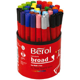 Marqueur Berol, d 10 mm, épaisseur de trait 1-1,7 mm, différentes couleurs, 42 pièces, 1 boîte