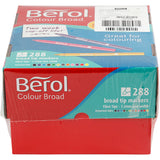 Marqueur Berol, épaisseur de trait 1-1,7 mm, différentes couleurs, 288 pièces 1 boîte