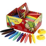 Crayons de cire Giotto, l: 7 cm, d 11 mm, 40 pièces 1 boîte
