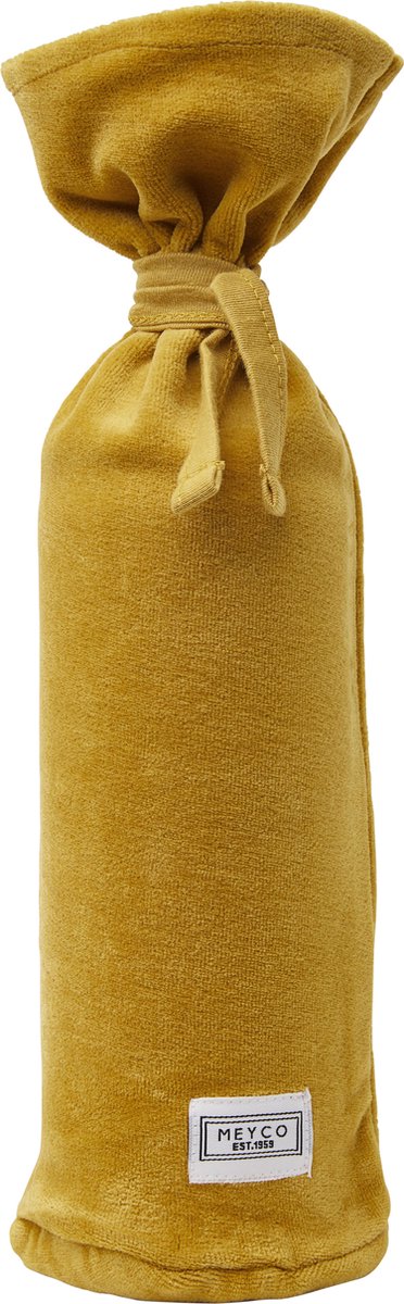 Sac bouillotte bébé velours Meyco - miel doré