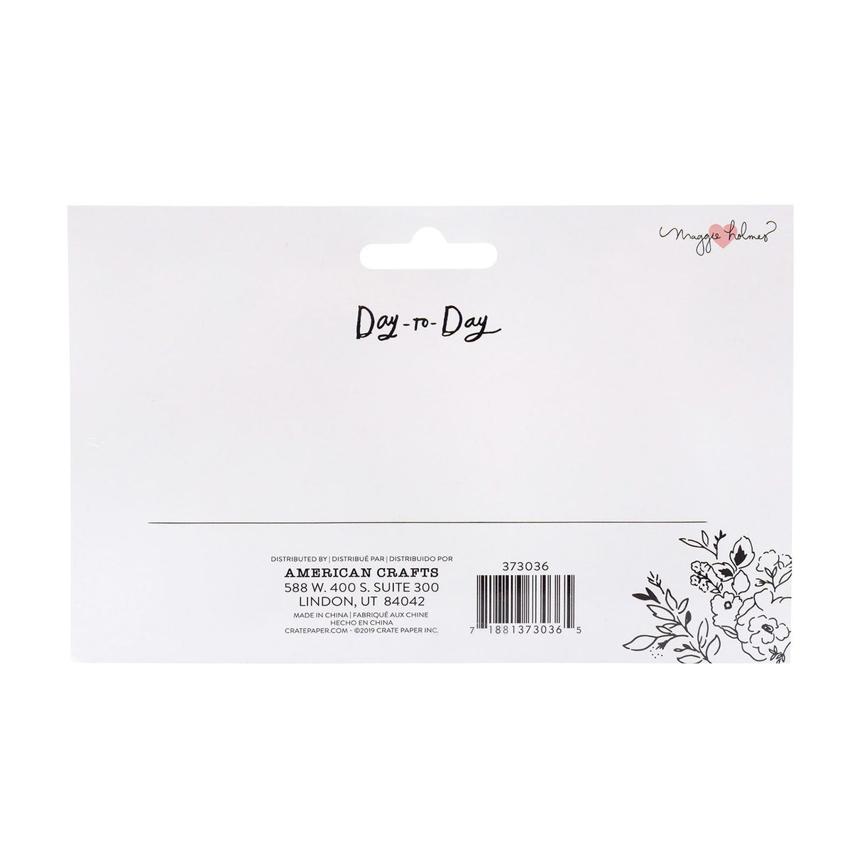 Crate paper • day-to-day disc planner stencil alphabet