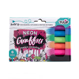 Tulip • marqueurs textiles graffiti néon 6 pcs.
