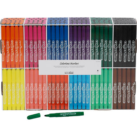 Pack en vrac Colortime avec 12 x 24 marqueurs géants colorés